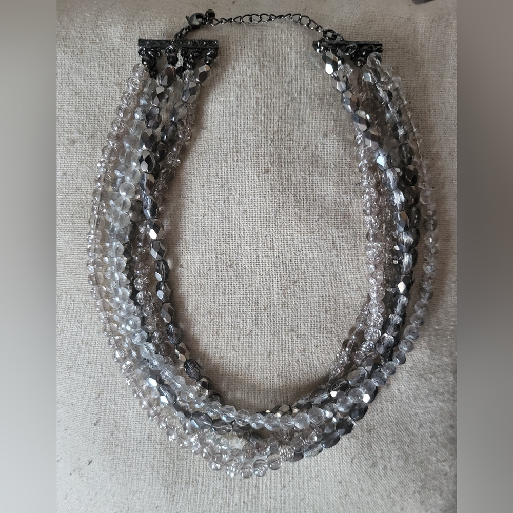 OMBRE Multi-Strand Beaded Necklace - Picture 6 of 6